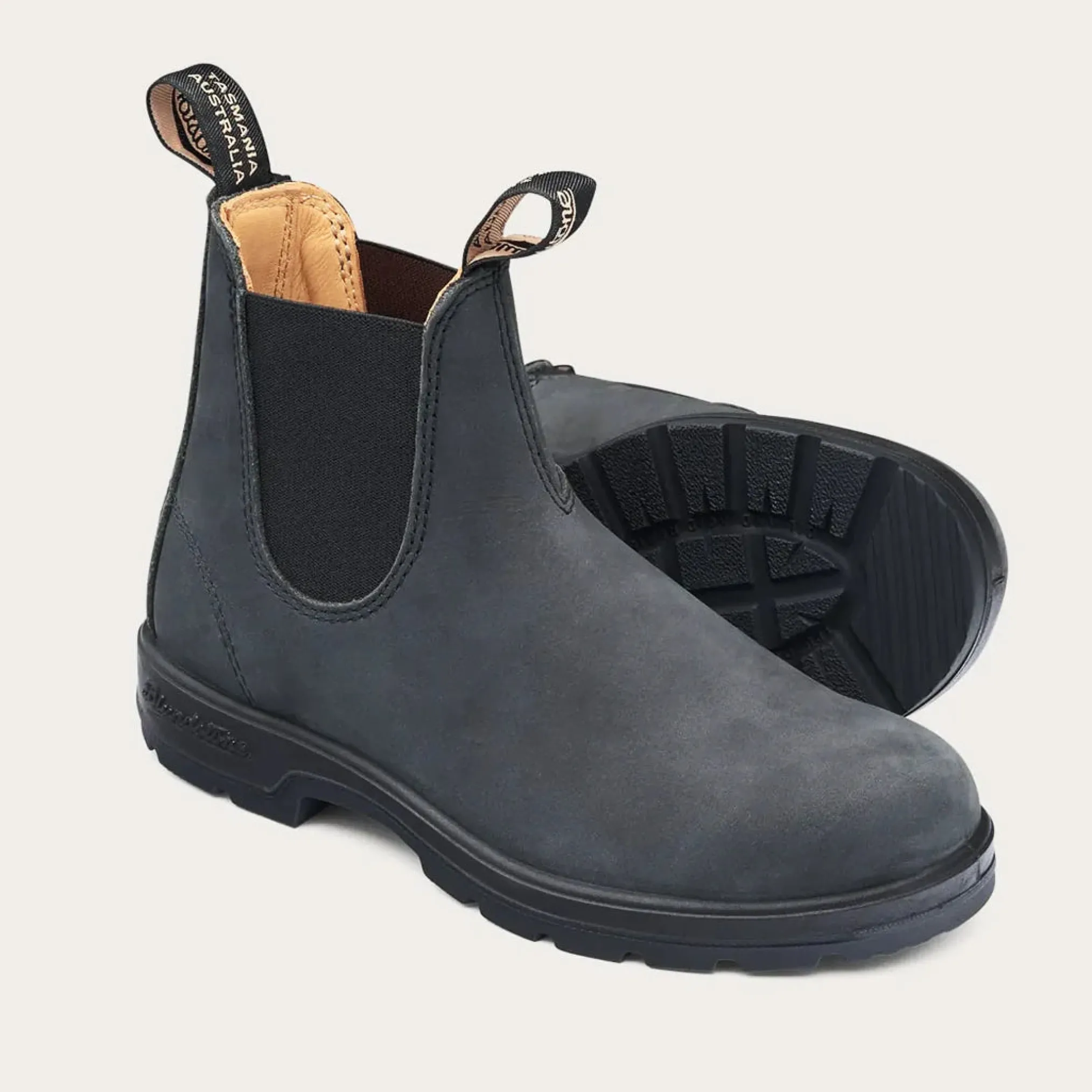 Blundstone 587 - Buty Damskie Męskie - Rustic Black - Kolor Czarny