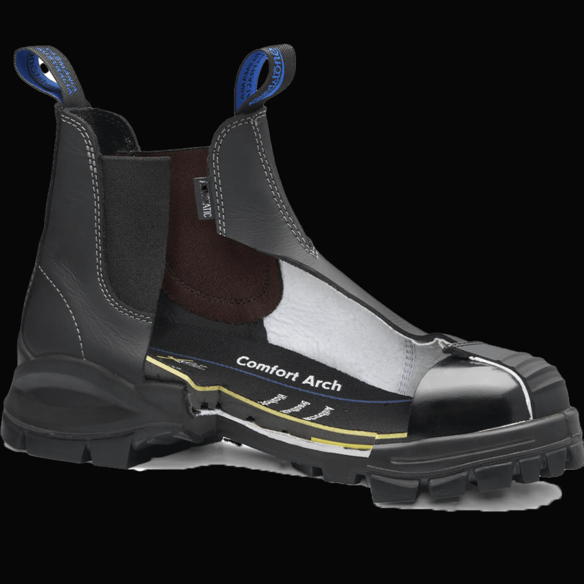 Blundstone 910 - Sztyblety Damskie Męskie - Black - Kolor Czarny