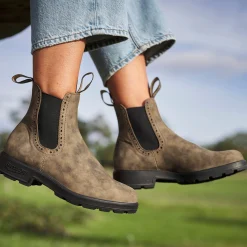 Blundstone 1351 Sztyblety Damskie Rustic Brown Kolor Brązowy