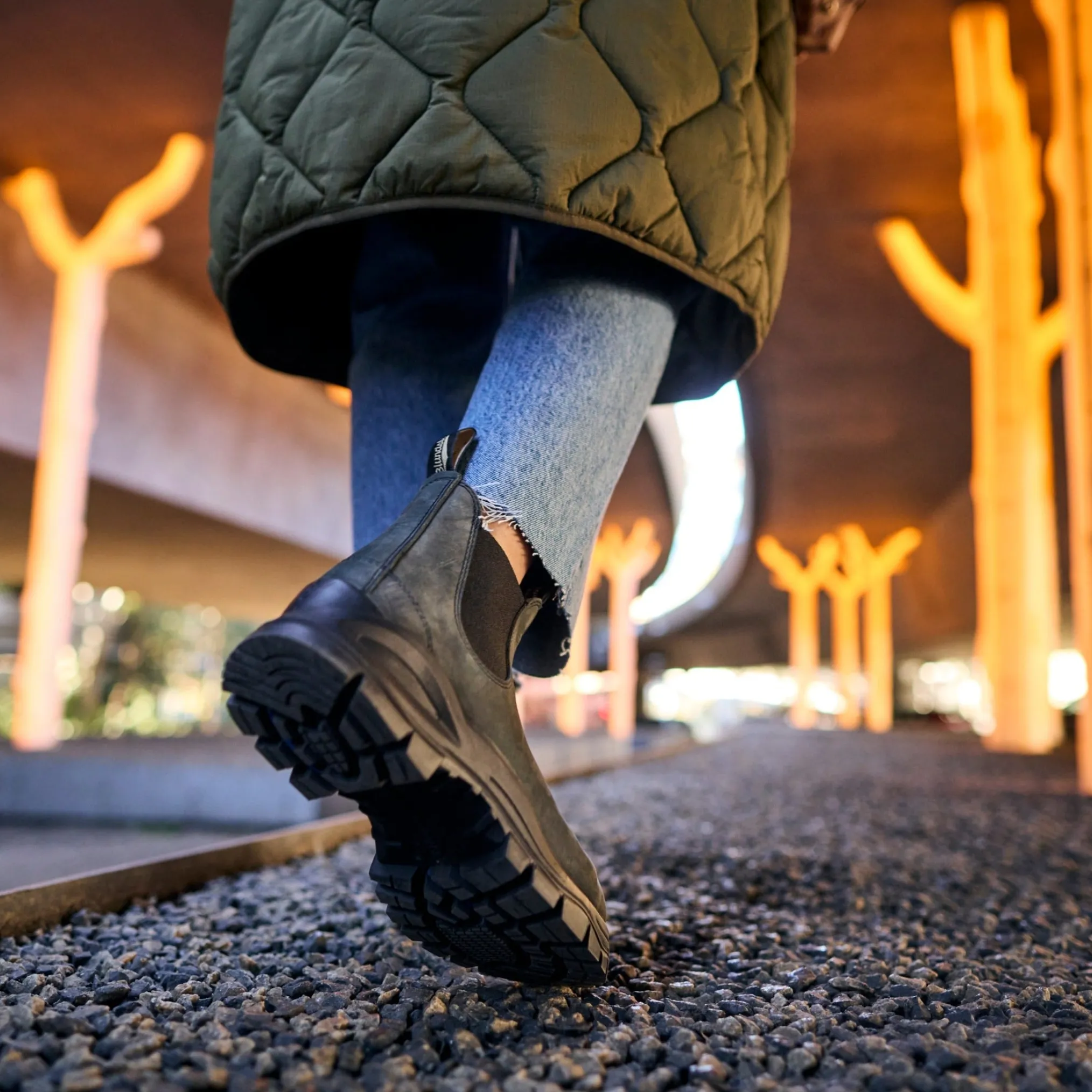 Blundstone 2238 Sztyblety Damskie Męskie Rustic Black Kolor Czarny