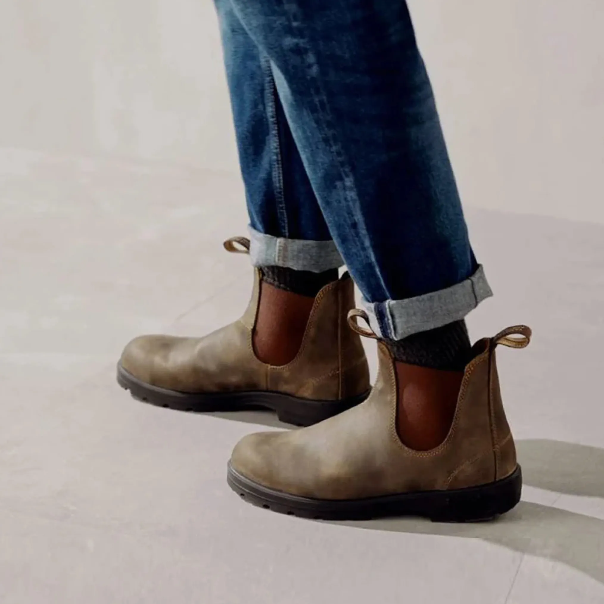 Blundstone 585 Sztyblety Damskie Męskie Rustic Brown Kolor Brązowy
