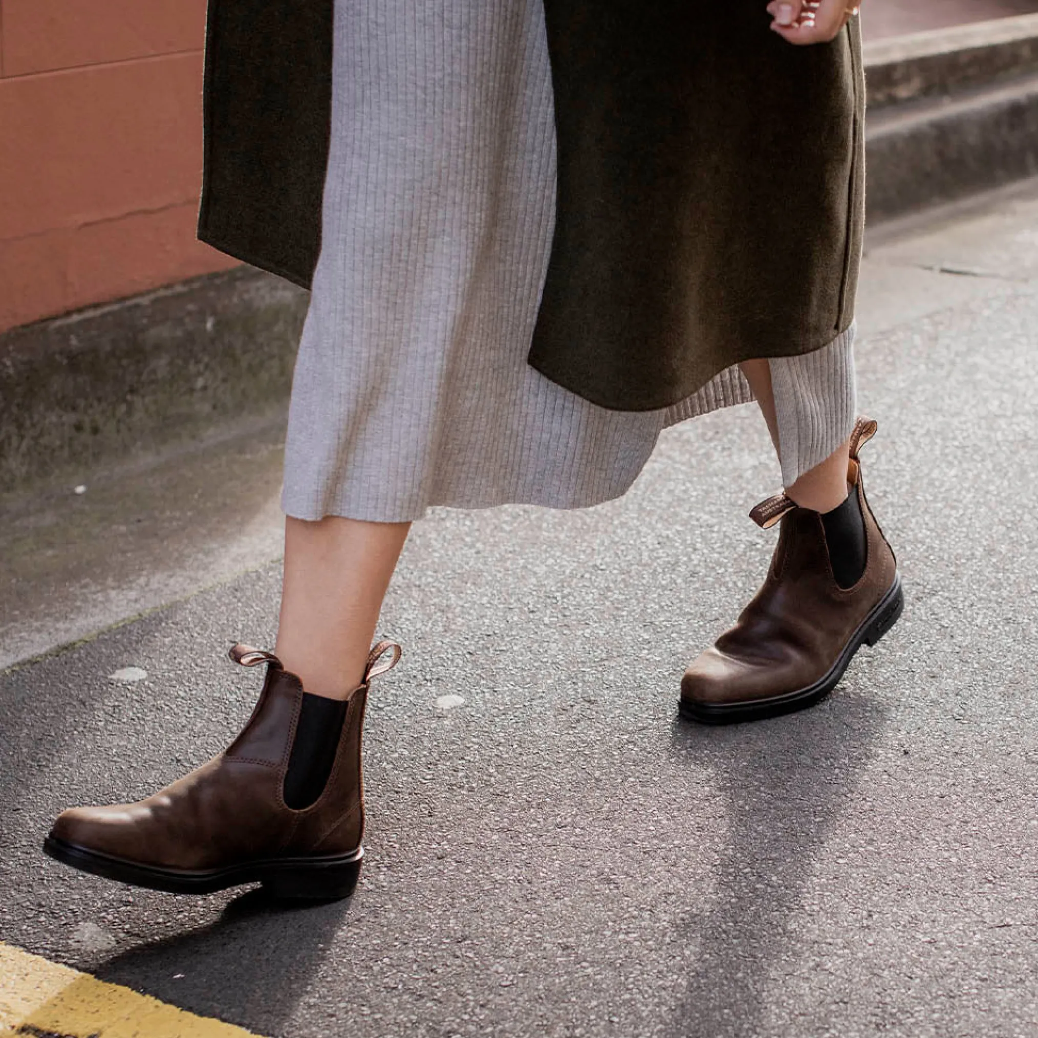 Blundstone 2029 Sztyblety Damskie Męskie Antique Brown Kolor Brązowy