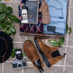 Blundstone 1911 Sztyblety Damskie Męskie Zamszowe Tobacco Kolor Brązow