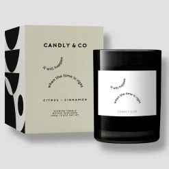 Candly & Co Świeca zapachowa No. 3 Świeże Cytrusy / Cynamon It will ha