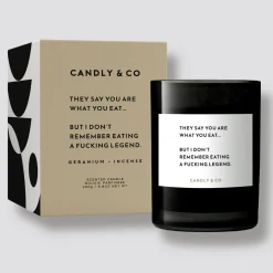 Candly & Co Świeca zapachowa No. 1 Geranium / Kadzidło They say you ar