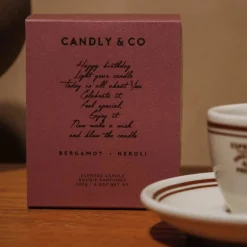 Candly & Co Świeca zapachowa No. 5 Bergamotka / Neroli Happy Birthday