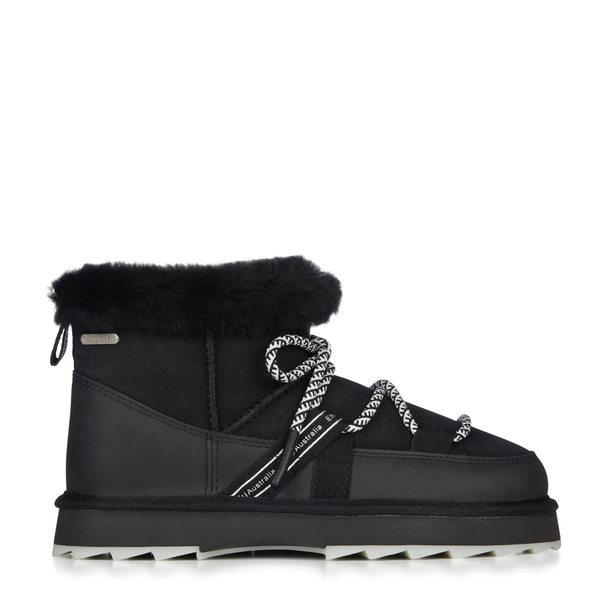 Emu Australia Buty Damskie Blurred Micro Black Kolor Czarny