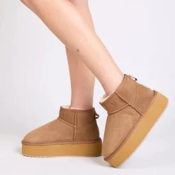 Emu Australia Buty Damskie Stinger Micro Flatform Chestnut Kolor Brązo