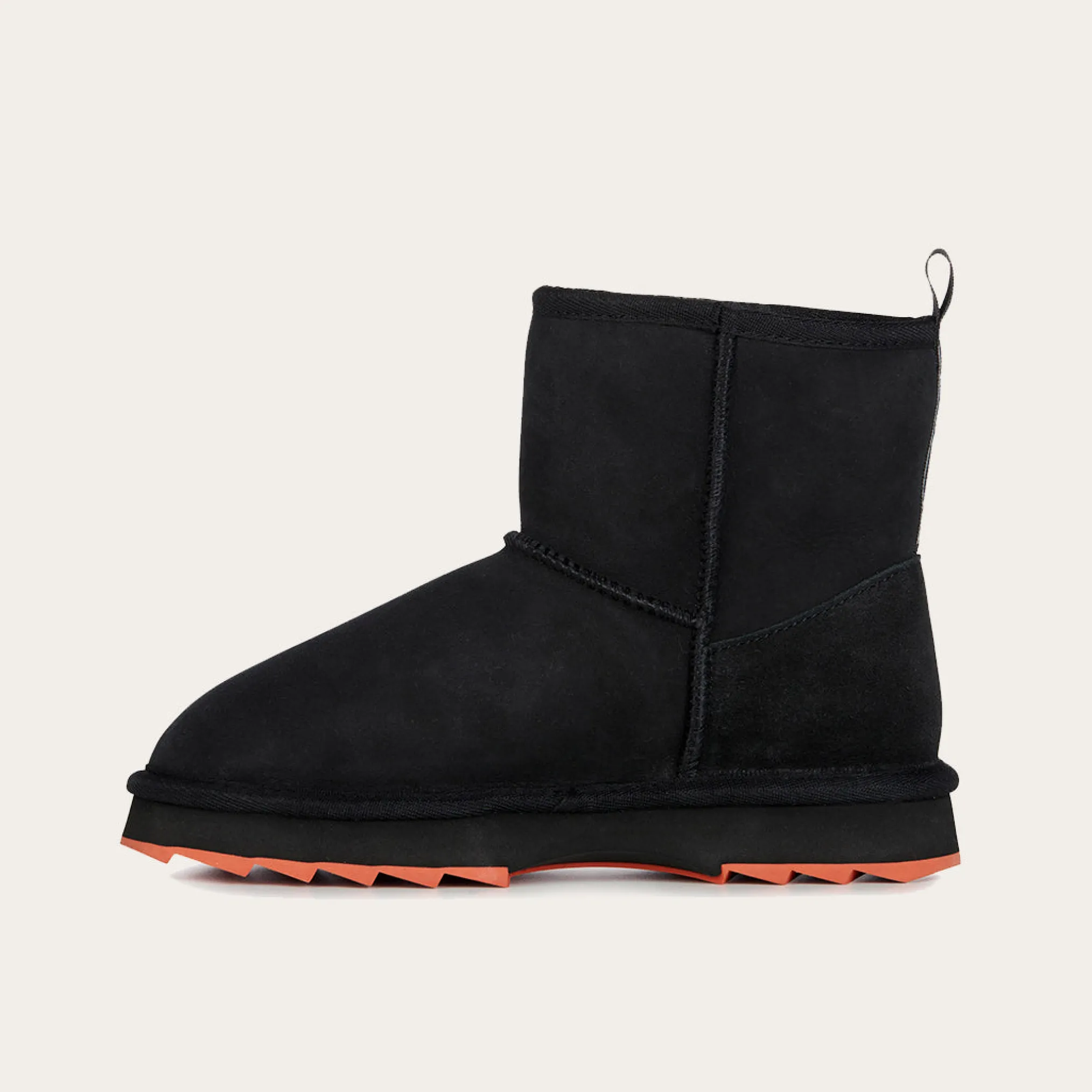 Emu Australia Buty Damskie Sharky Mini Black Crimson Kolor Czarny