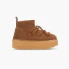 INUIKII Buty Damskie Classic Low Platform Brown