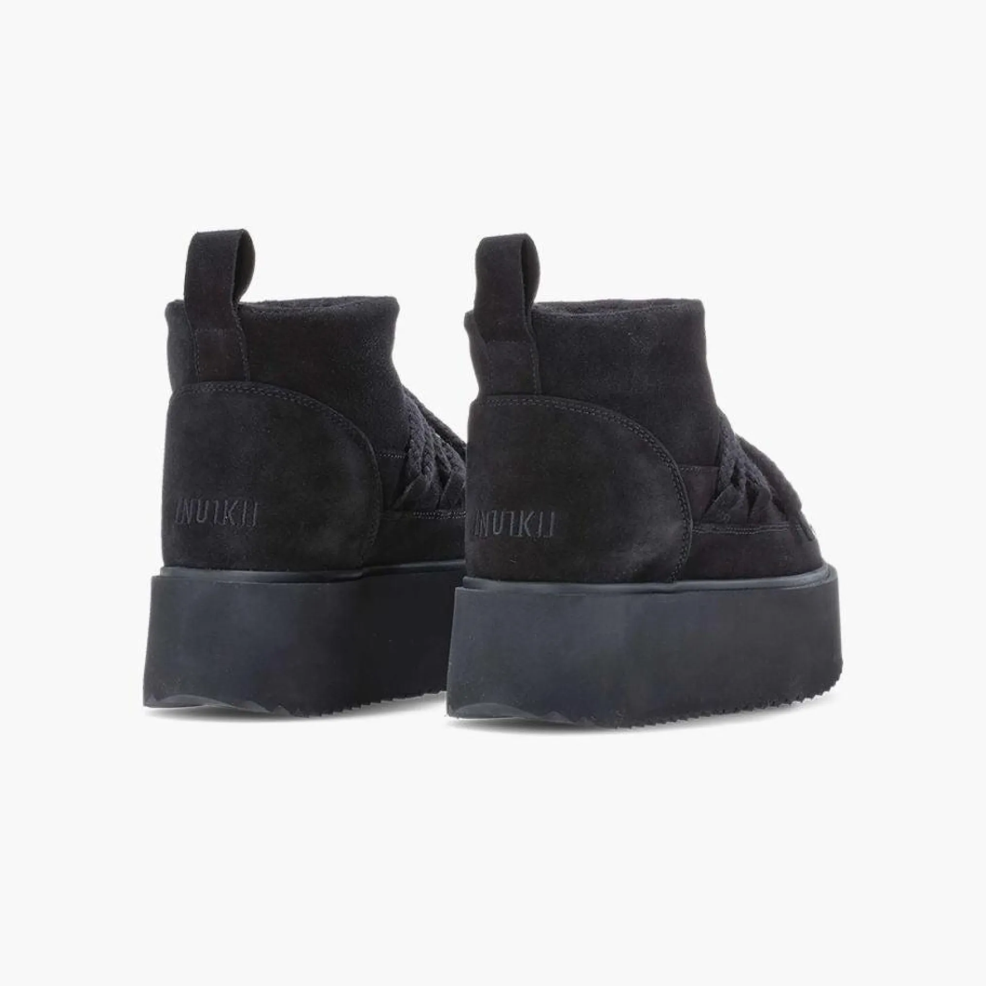 INUIKII Buty Damskie Classic Low Platform Black