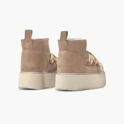 INUIKII Buty Damskie Classic Low Platform Beige