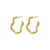 Kolczyki Maar Aalto earrings złote