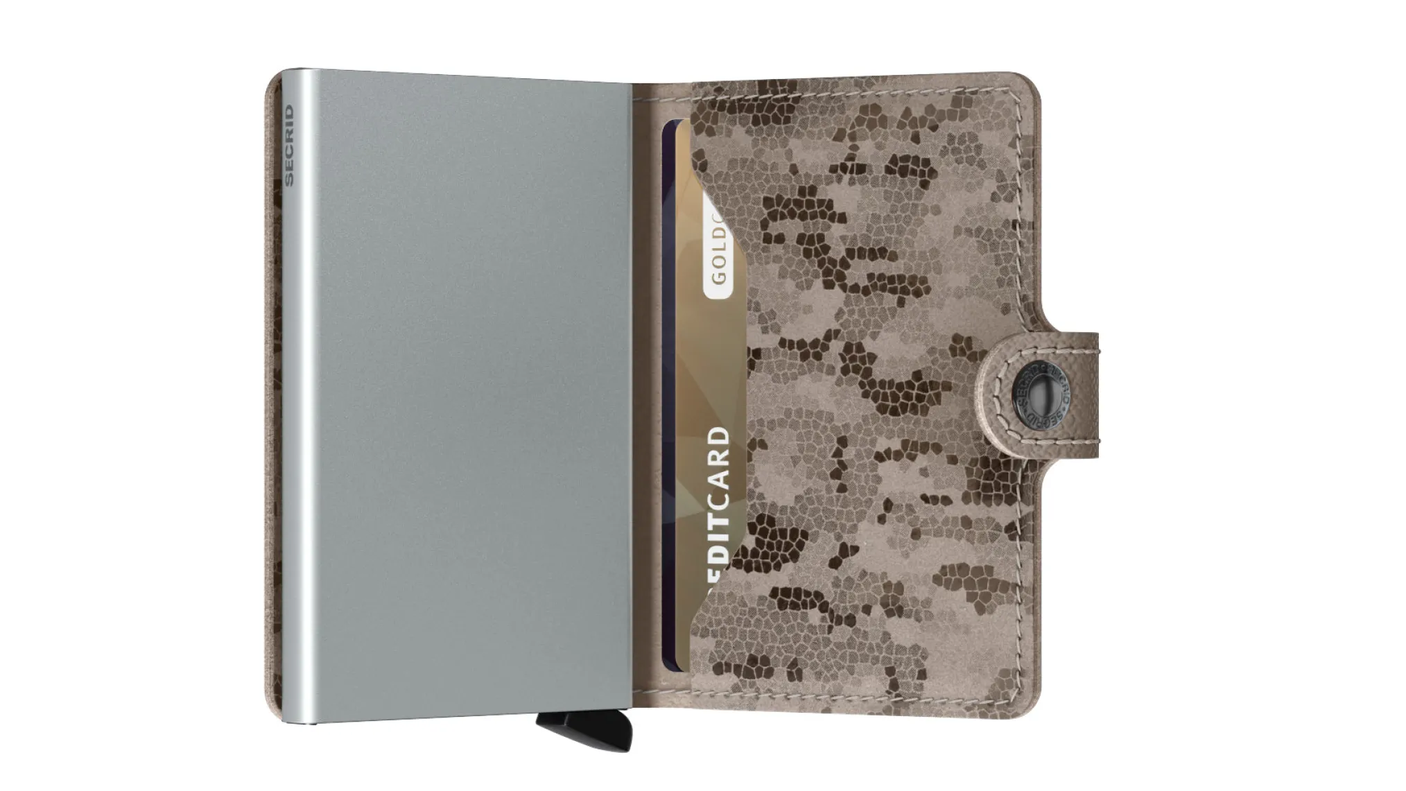 Portfel Secrid Miniwallet Crisple Taupe Camo