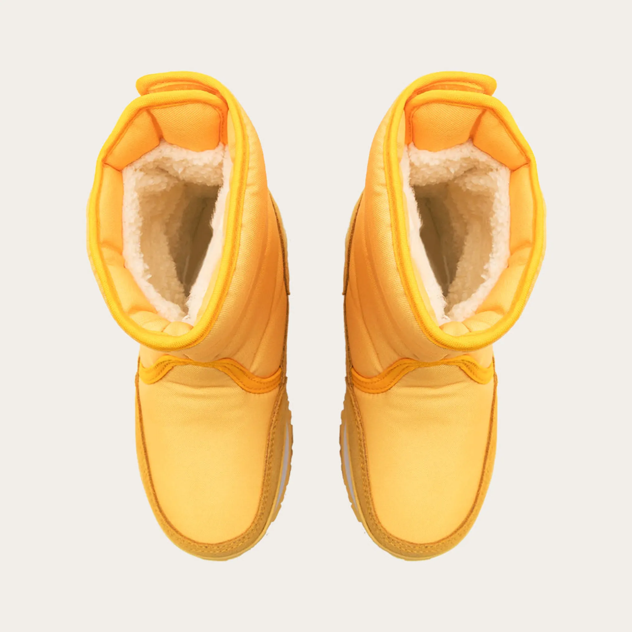 Rubber Duck - Śniegowce Damskie - Snow Jogger - Yellow - Kolor Zółty