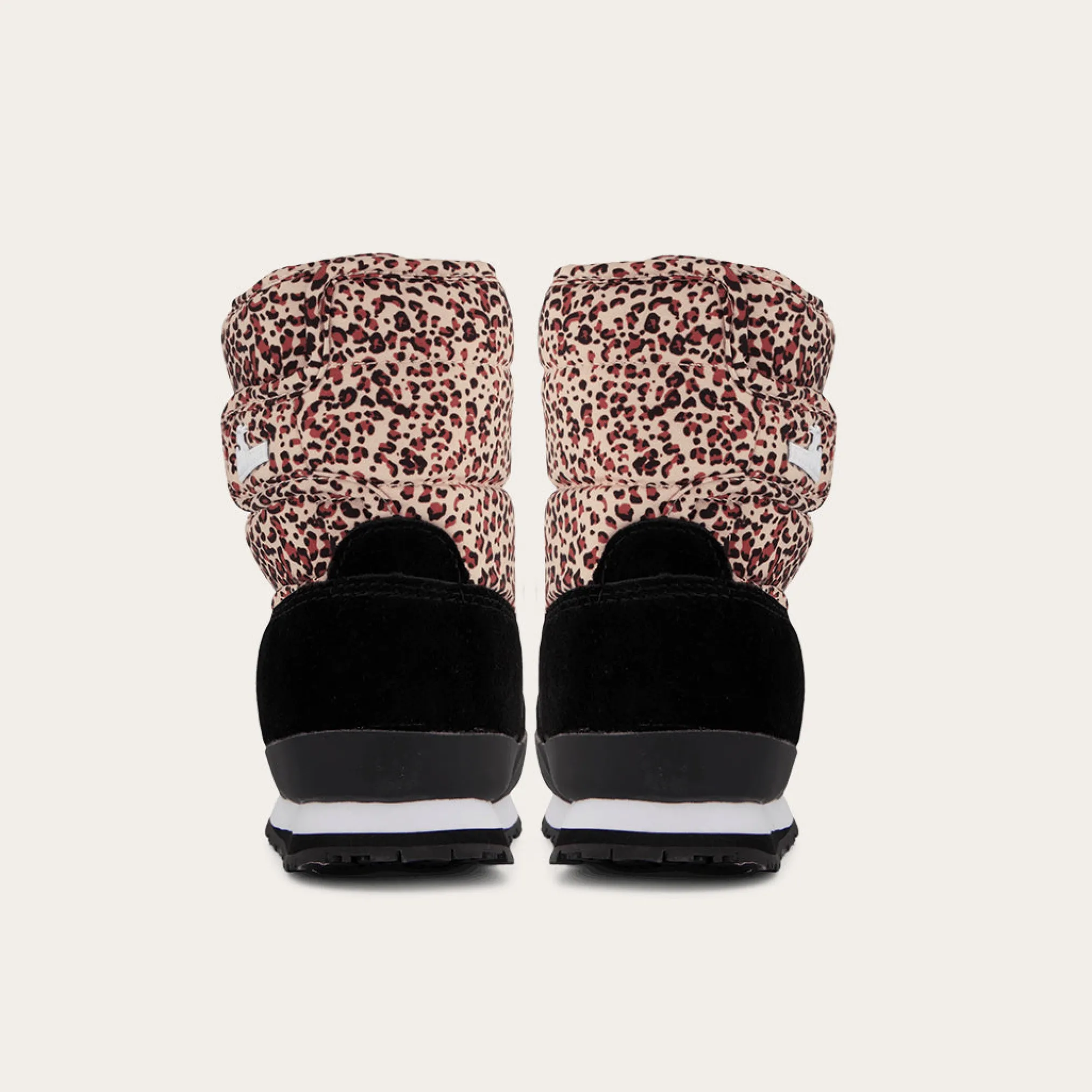 Rubber Duck - Śniegowce Dziecięce - Snow Jogger Print Kids - Tan Leo -
