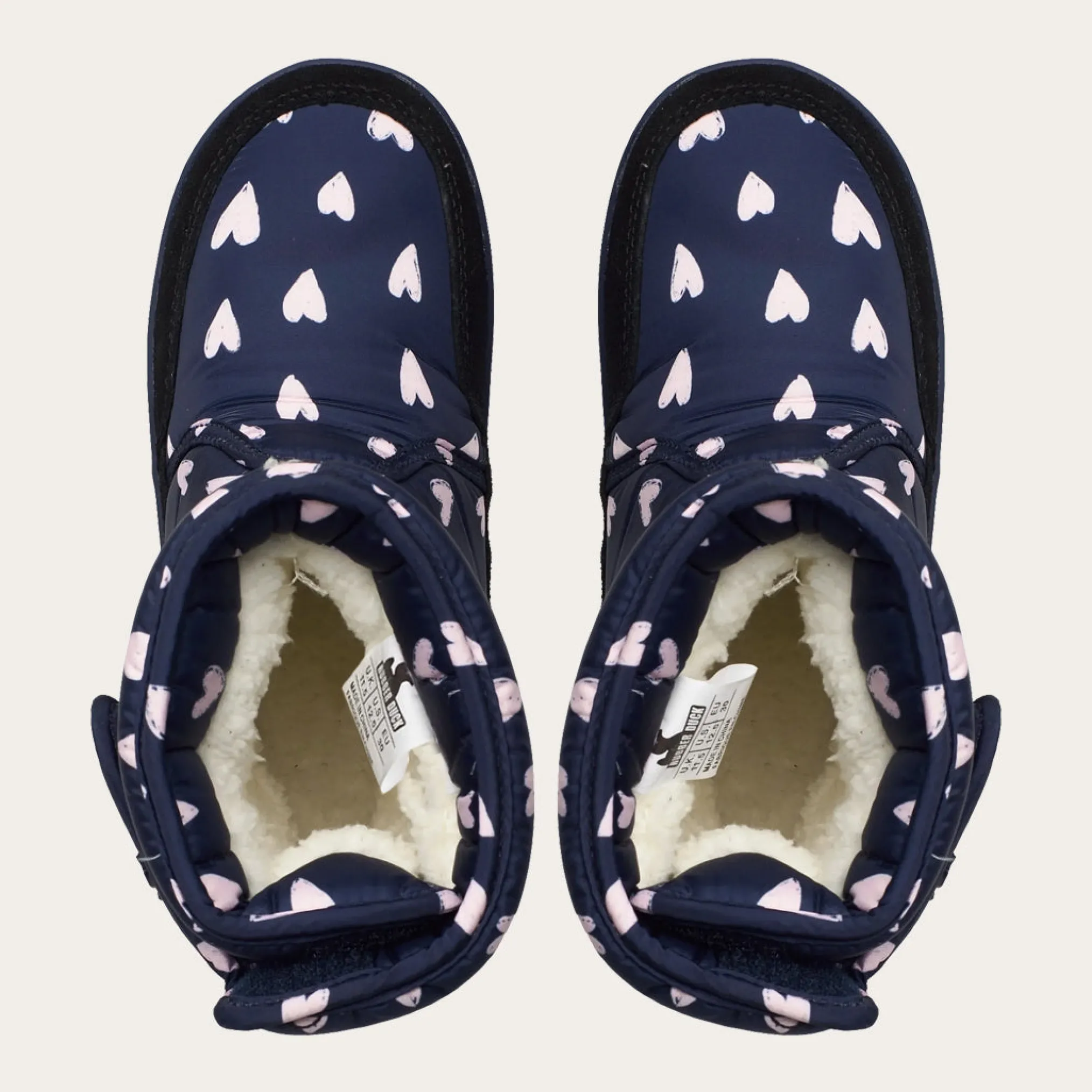 Rubber Duck - Śniegowce Dziecięce - Snow Jogger Flash Heart Kids - Nav
