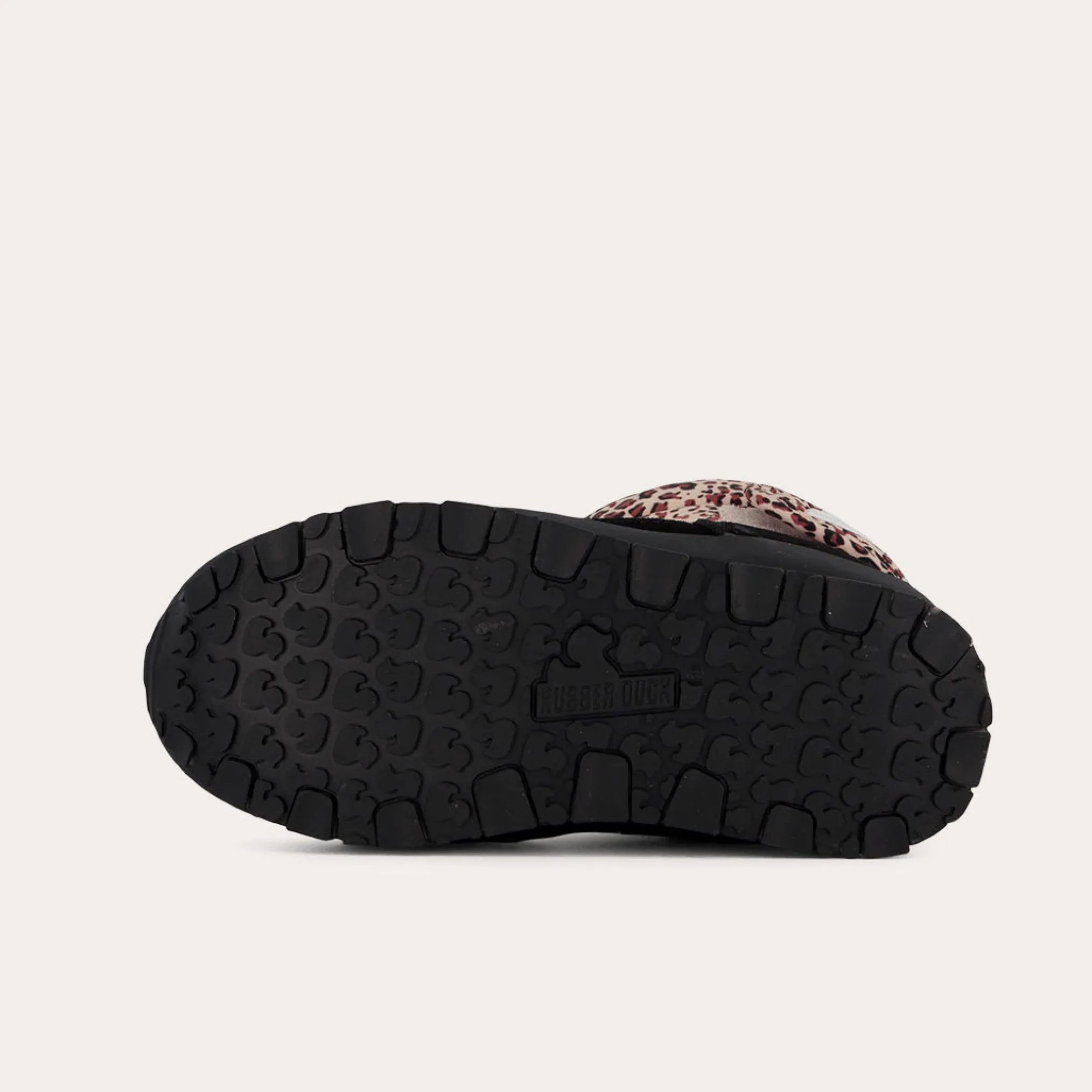 Rubber Duck - Śniegowce Dziecięce - Snow Jogger Print Kids - Tan Leo -