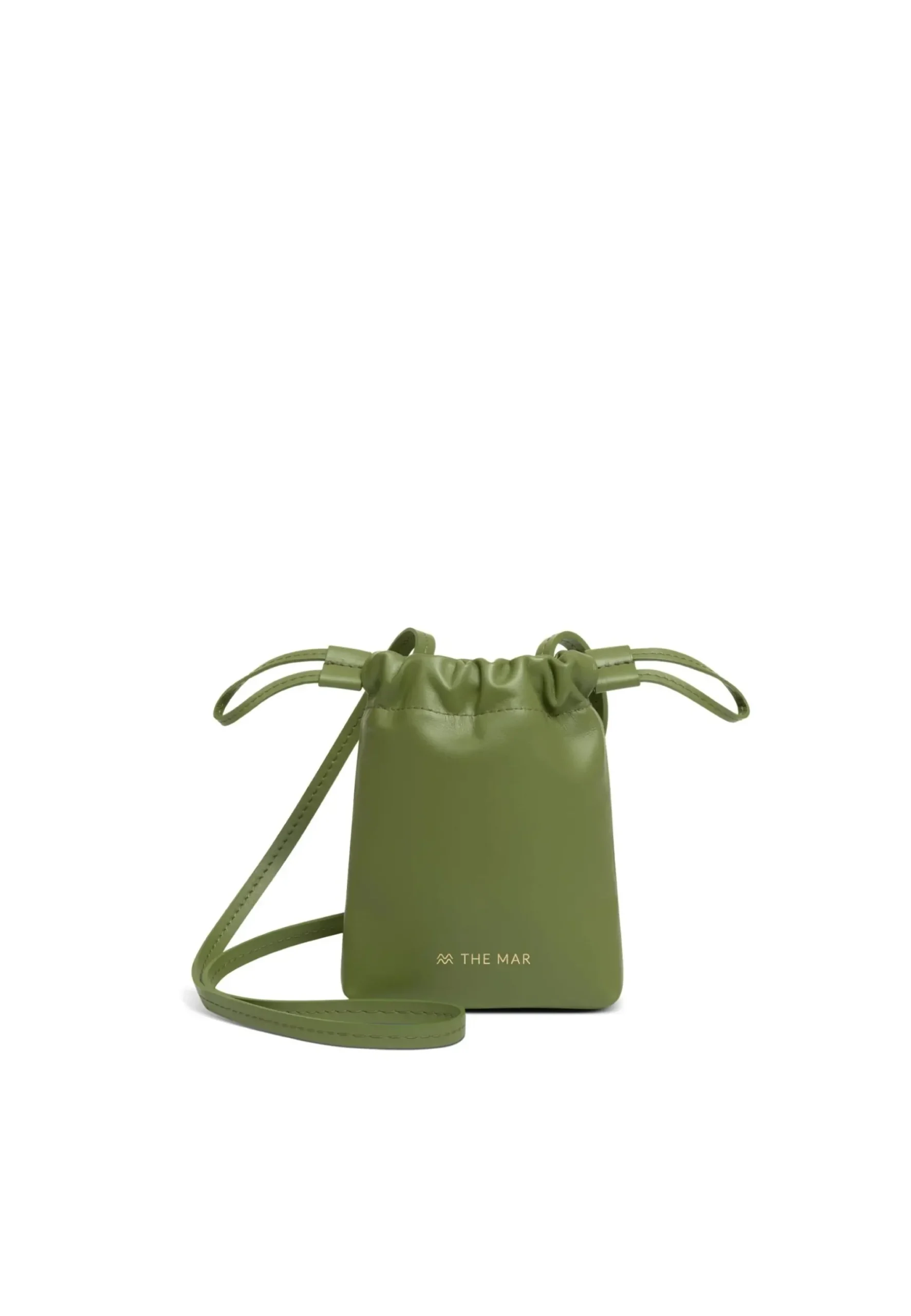 THE MAR torebka skórzana Oyster Mini Green