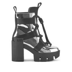 United Nude Grip Nomad Mid II Silver Buty na Obcasie Damskie Srebrne