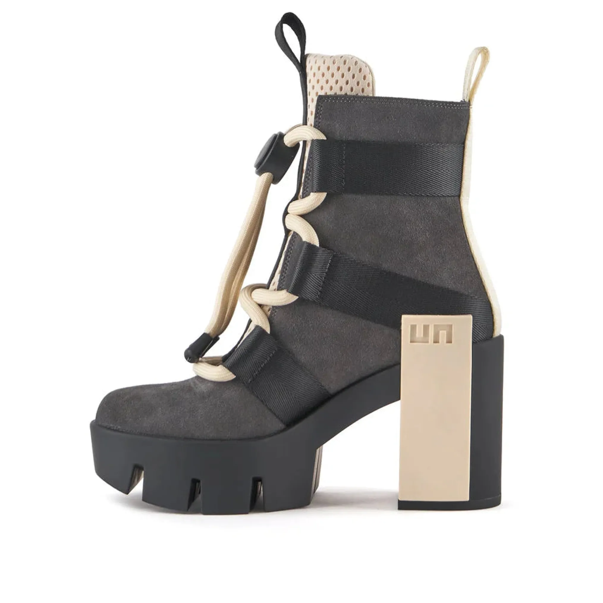 United Nude Grip Nomad Mid II Mono II Buty na Obcasie Damskie Szare