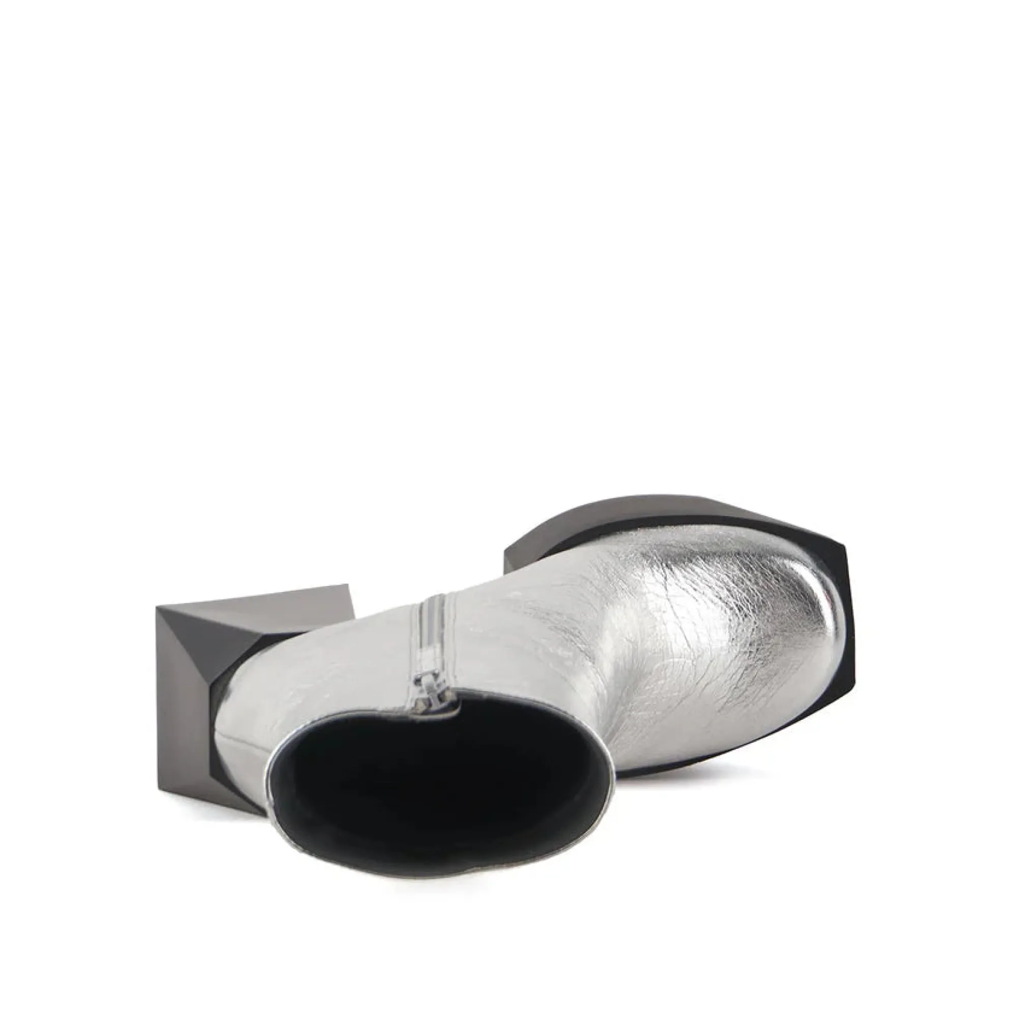 United Nude Stage Boot Silver Buty na Obcasie Damskie Srebrne