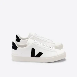 Veja Campo Sneakersy Damskie Chromefree Leather Extra White Black Kolo
