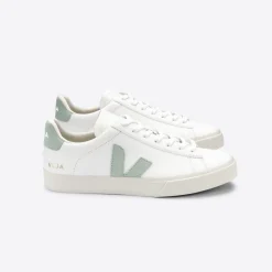 Veja Campo Sneakersy Damskie Chromefree Leather Extra White Matcha Kol