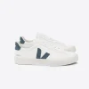 Veja Campo Sneakersy Damskie Chromefree Leather Extra White California