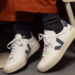 Veja Campo Sneakersy Damskie Chromefree Leather Extra White California