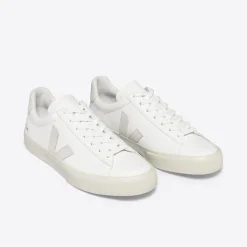 Veja Campo Sneakersy Damskie Chromefree Leather Extra White Natural Ko