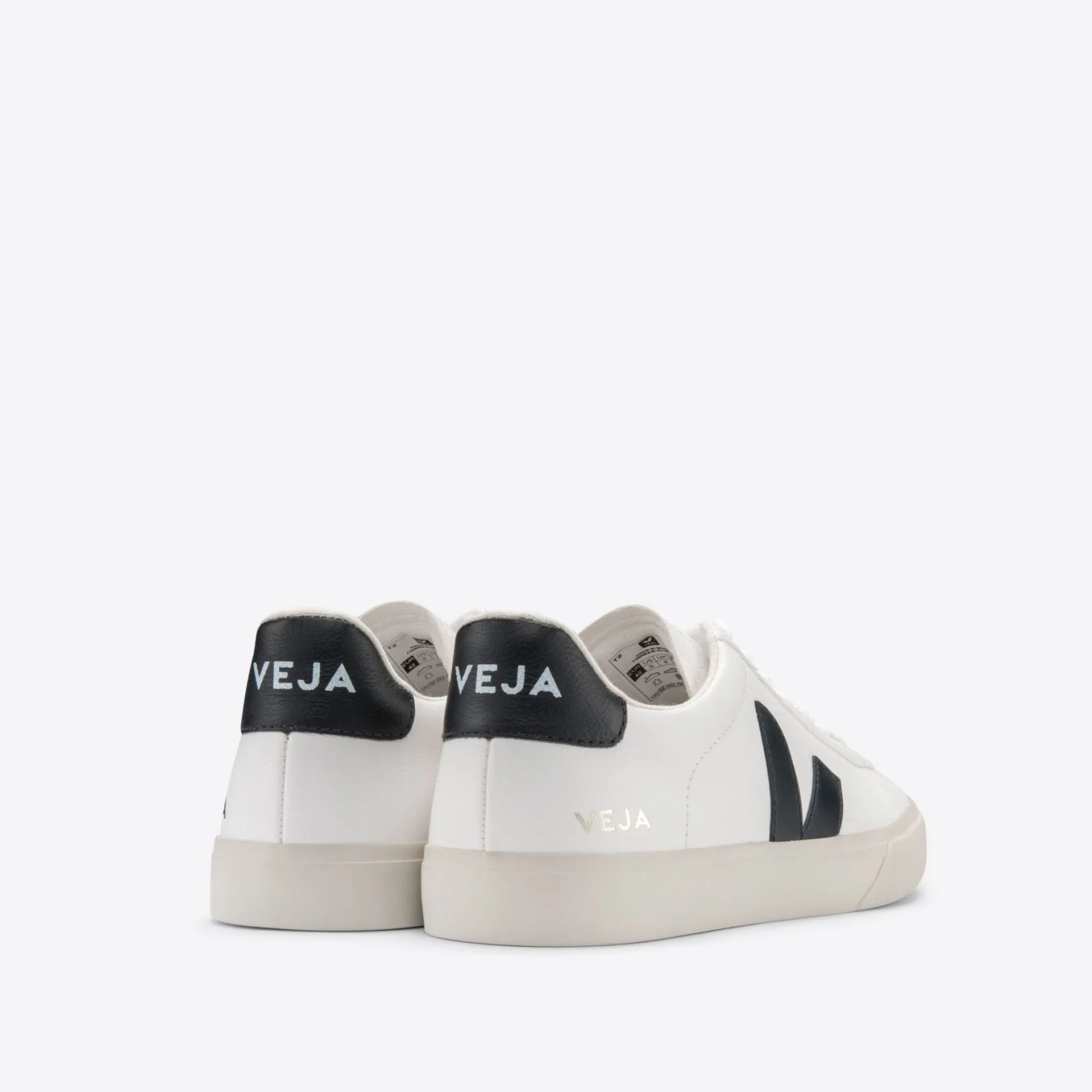 Veja Campo Sneakersy Damskie Chromefree Leather Extra White Black Kolo